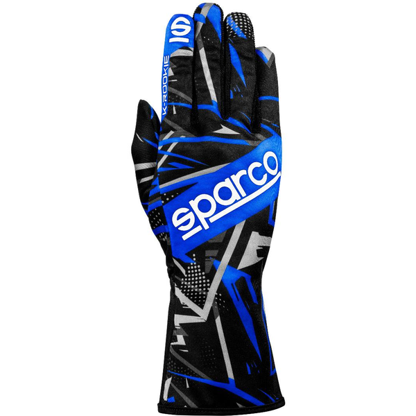 Sparco Kartingové rukavice K-ROOKIE, černo-modré, vel. 10