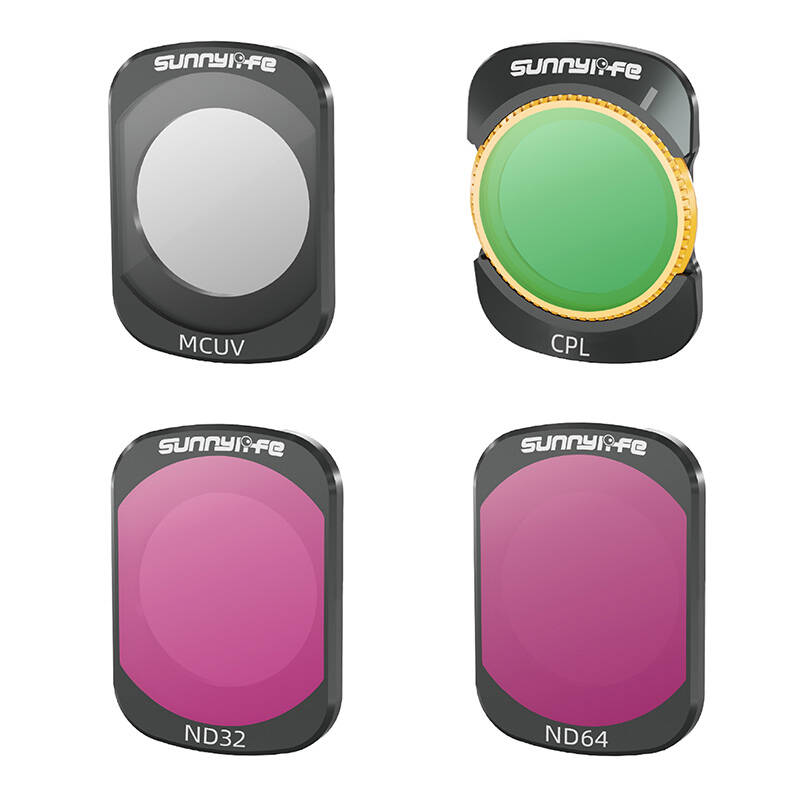 Sunnylife OP3-FI858 DJI Osmo Pocket 3 Akciókamera lencse szűrő készlet 4 darabos (OP3-FI858)