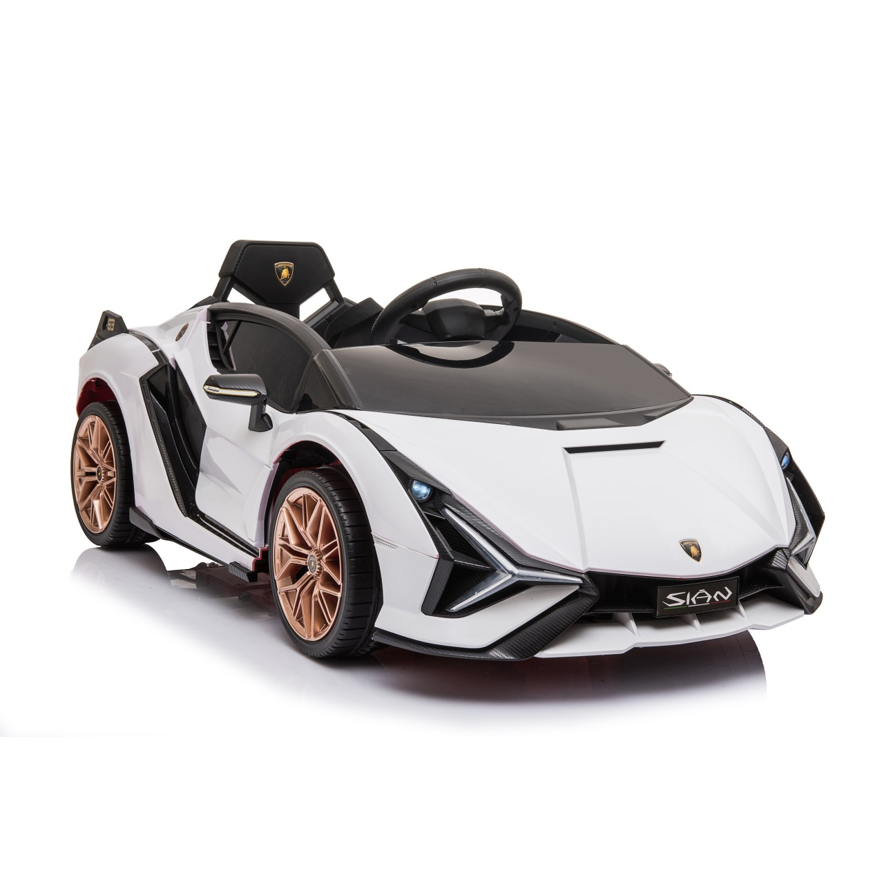 Ramiz Lamborghini SIAN Elektromos Autó - Fehér (PA.QLS-6388.BIA)