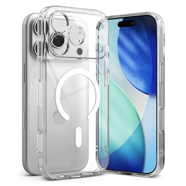 RINGKE FUSION MAGNETIC MAGSAFE iPhone 17 Pro Max készülékhez tok átlátszó