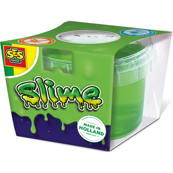 SES Creative - Slime Neon Groen - Slijm in felle neon kleur – Kant en klare slijm - Spelen met slijm – 140 gram Noroi