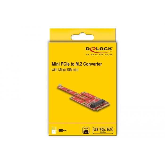 Delock Mini PCIe > M.2 adapter (63384) (del63384)