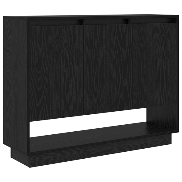 Széf polcokkal ajtóval Musta tammi 97 x 29 x 75 cm Faanyag