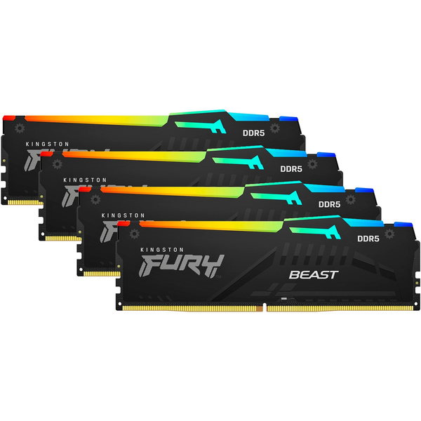 Kingston Technology FURY Beast RGB hukommelsesmodul 4 x 32 GB