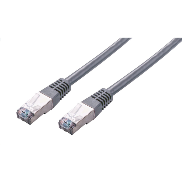 C-TECH UTP CAT5E Összekötő Szürke 20m CB-PP5F-20