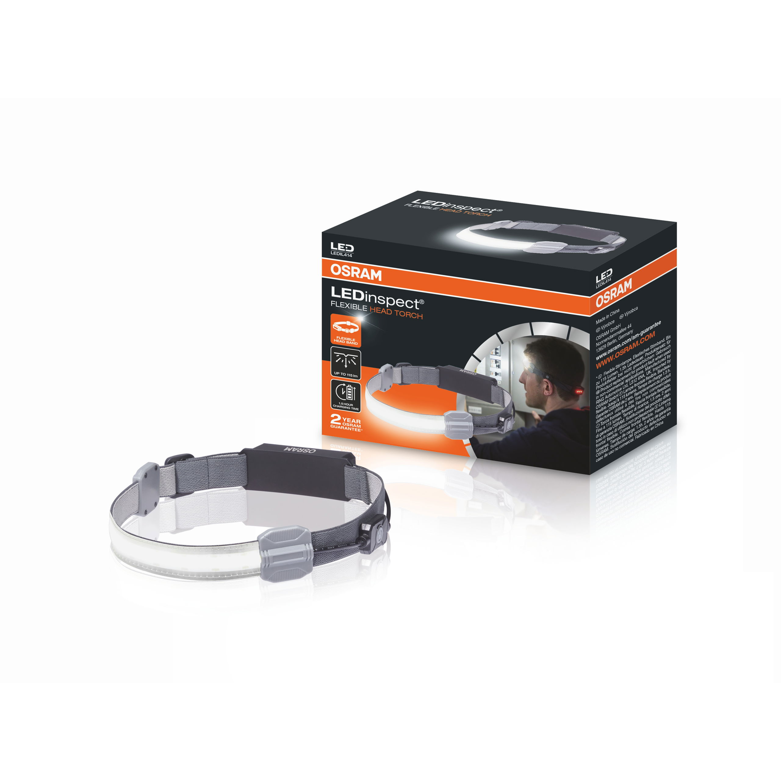 Osram LEDinspect Flexible Head Torch (4052899630994)