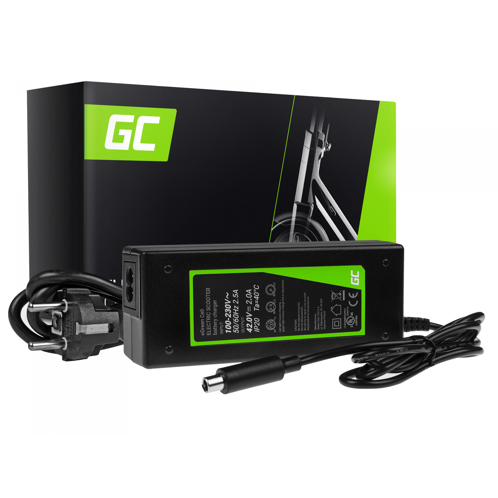 Green Cell SAD01 Elektromos roller töltő 42V (SAD01)