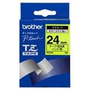 Brother Gloss Laminated Labelling Tape - 24mm, Black/Yellow етикетна лента TZ