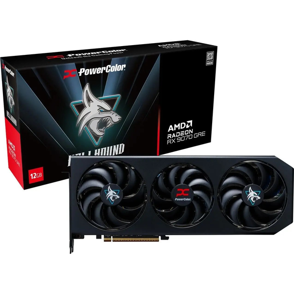 POWERCOLOR Radeon RX 9070 GRE 12GB GDDR6 Hellhound PCIE RX9070GRE 12G-L/OC