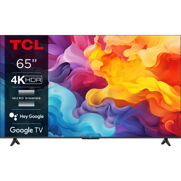 TCL televize 65V6B 65" LED 4K Google TV HDMI 2.1 DVB-T2