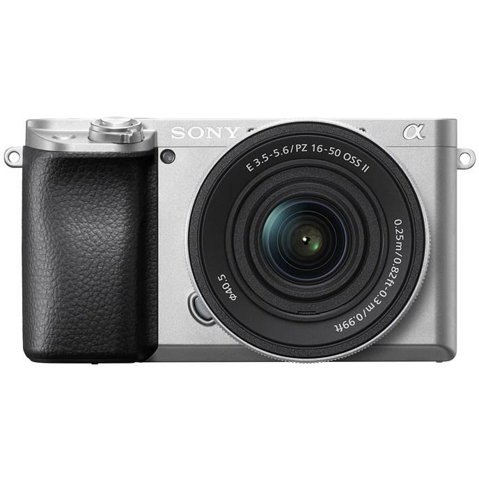 Sony Alpha A6100, ezüst + E PZ 16–50 mm f/3,5–5,6 II (ILCE6100AKS.CEC)