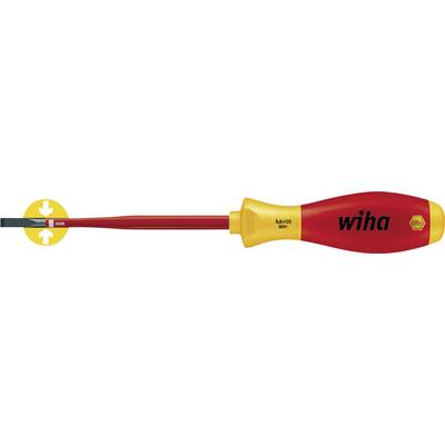 Отвертка Wiha, SoftFinish, slimFix VDE, Плоска, SL6.5x150 (040301-0487)