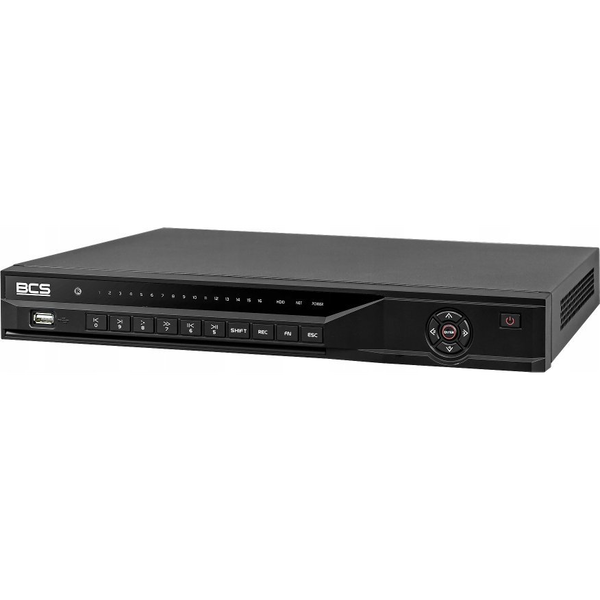BCS BCS-L-NVR0802-A-4KE(2) 8-csatornás 4K IP rögzítő 16MP kamera támogatással és intelligens funkciókkal