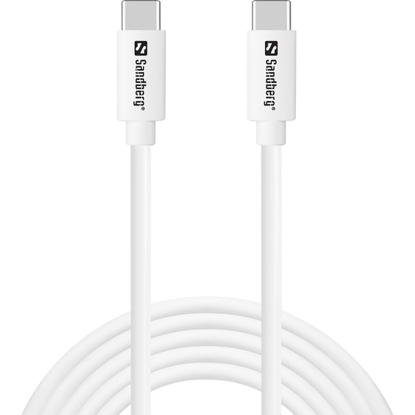 Sandberg 336-53 USB kábel USB 2.0 USB C Fehér