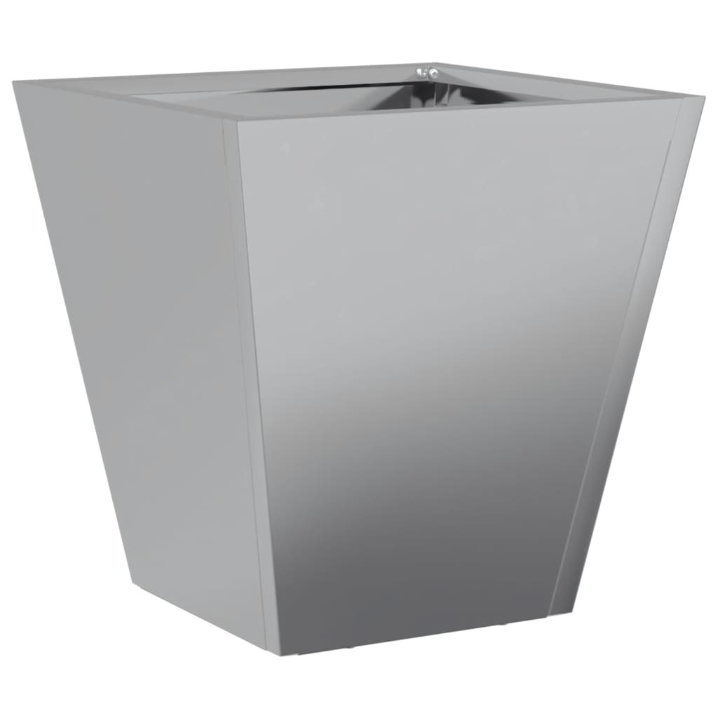 horganyzott acél kerti növénytartó 30 x 30 x 30 cm (851048)