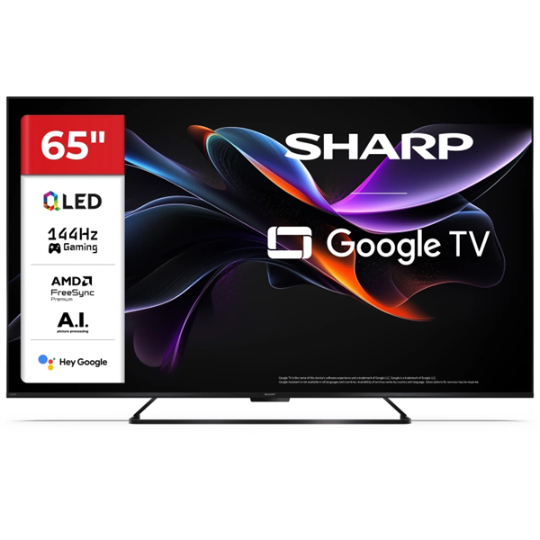 Sharp 65HR7265E 65" 4K UHD 144Hz QLED Google TV