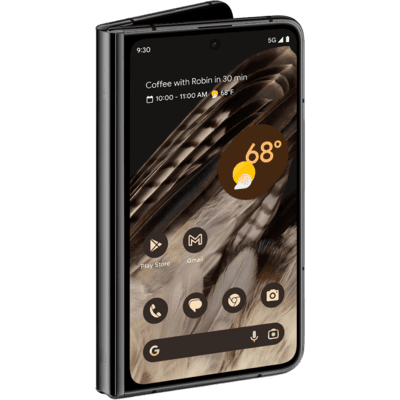 Google Pixel Fold 256GB Fekete Összehajtható Okostelefon