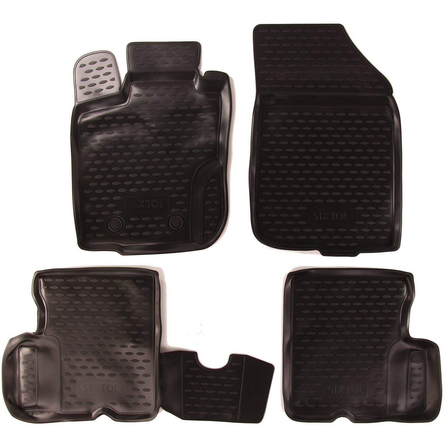 SIXTOL Rubber Mats for RENAULT Duster 4WD, 2011-2015 (HBC10643)