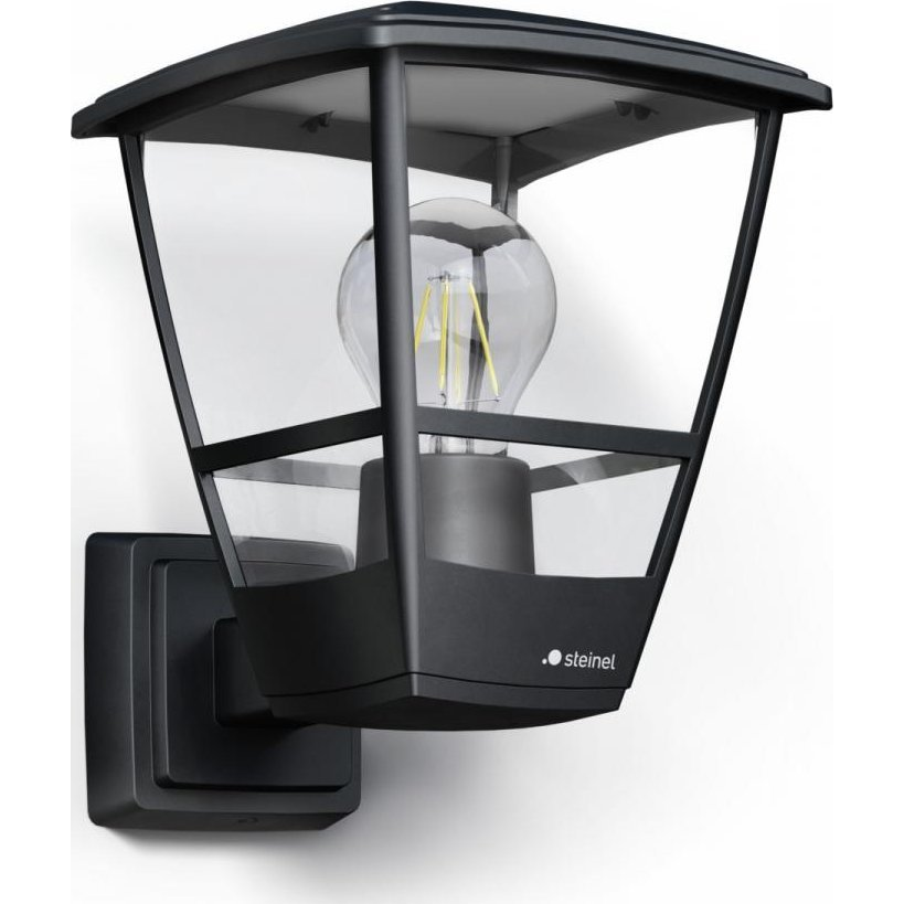 Steinel AUSSENLEUCHTE L 10 SW 084752 Kültéri fali lámpa LED E27 15 W Fekete (ST084752)