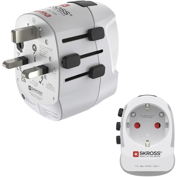 Hama 00223477 strømstik adapter Modulær Type C (Europlug)+Type F Hvid