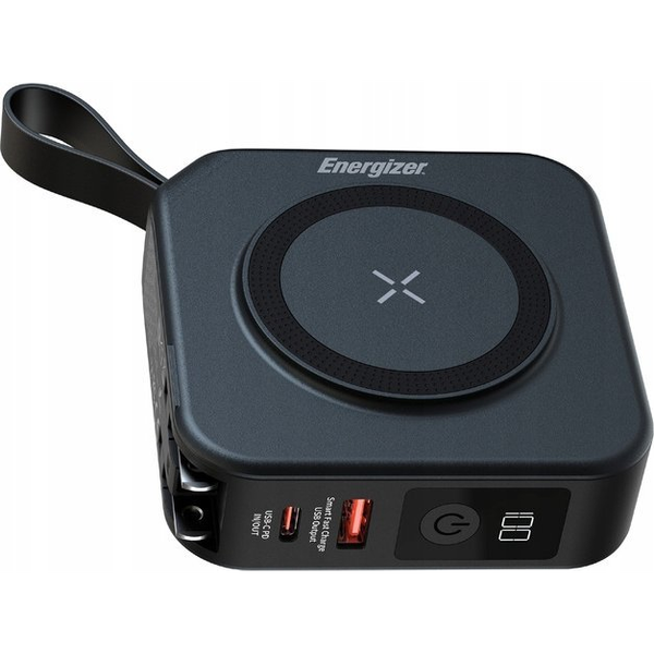 Energizer powerbank mágneses vezeték nélküli konnektorba dugható QM10001AC 10000mAh