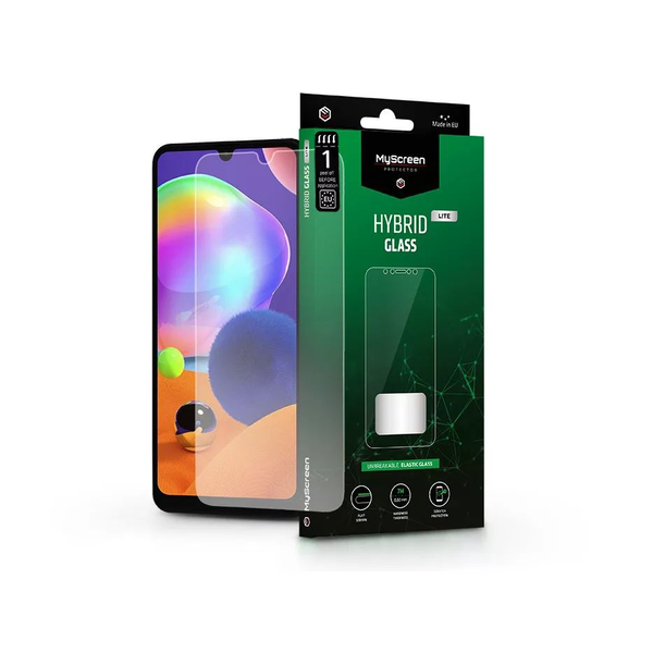 Samsung A315F Galaxy A31/A325F Galaxy A32 гъвкав стъклен протектор за екран - MyScreen Protector Hybrid Glass Lite - прозрачен
