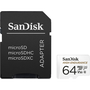 Sandisk 64GB microSDXC High Endurance CL10 U3 V30 + adapterrel