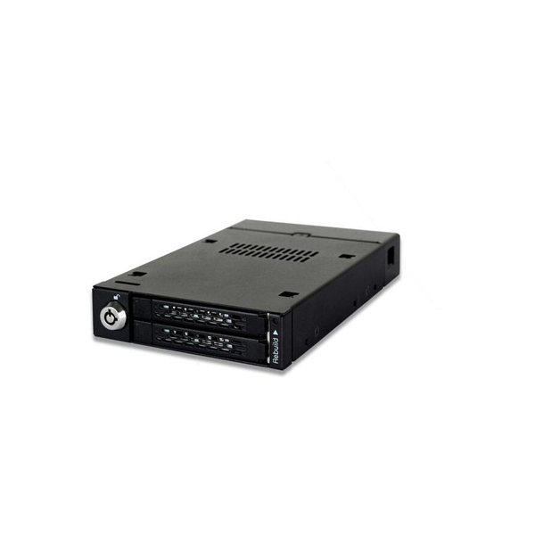 Backplane IcyDock 2x6,3cm SATAI-III in 1x3,5" RAID-Controlle