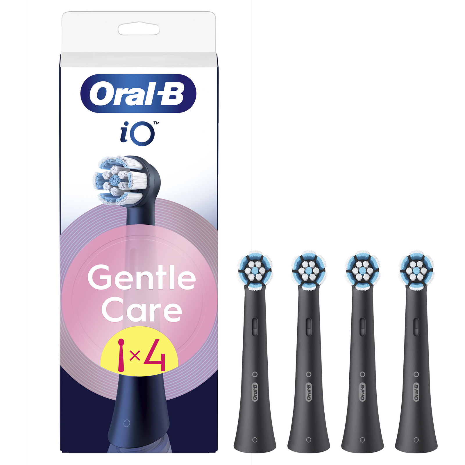 Oral-B iO Gentle Care Black, 4 db (8700216199346)