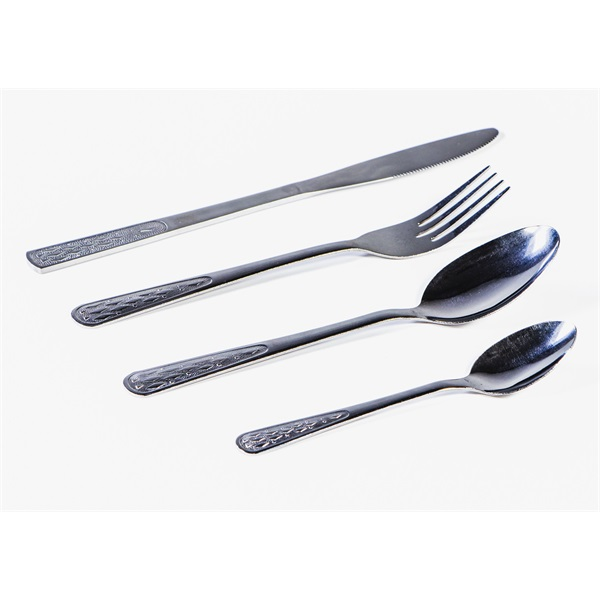 Iris KT-558 Drops Rozsdamentes acél evőeszköz szett - Ezüst (16 db) (KT-558)