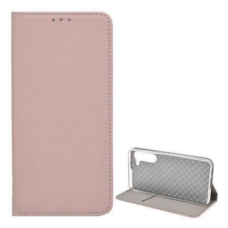 Gigapack Samsung Galaxy S23 rombusz mintás fliptok rozéarany (GP-134940) (GP-134940)