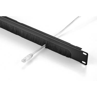 19 coll Hálózati szekrény kefés vezetőléc 1 ME Renkforce RF-3429142 Fekete (RF-3429142)