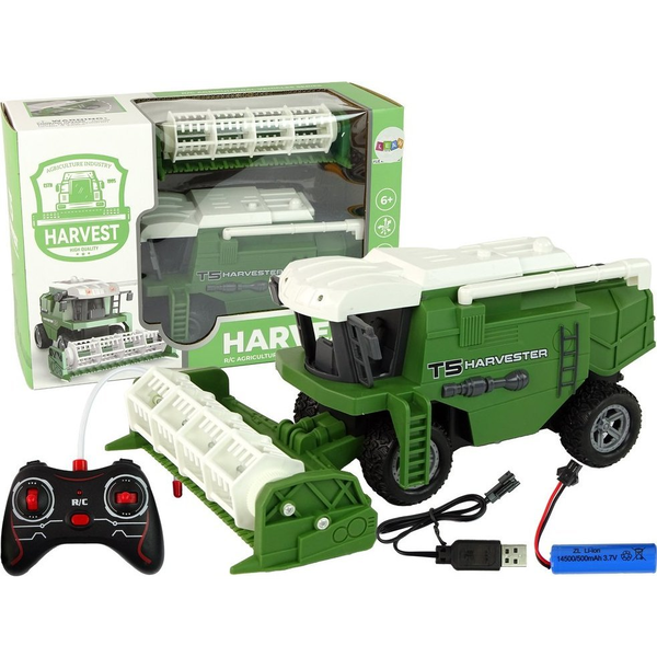 Mezőgazdasági Jármű Combine R/C 29 cm Zöld