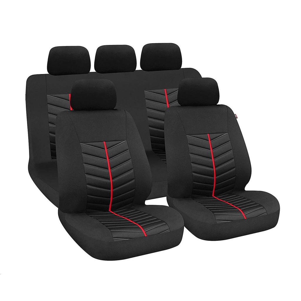 Lampa Rapid üléshuzat szett fekete-piros (54678) (Lampa 54678)