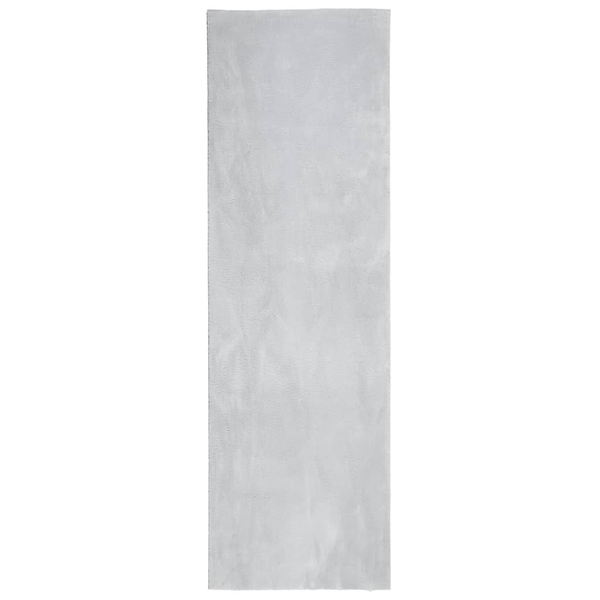 Covor HUARTE, fir scurt, moale și lavabil, gri, 80x250 cm