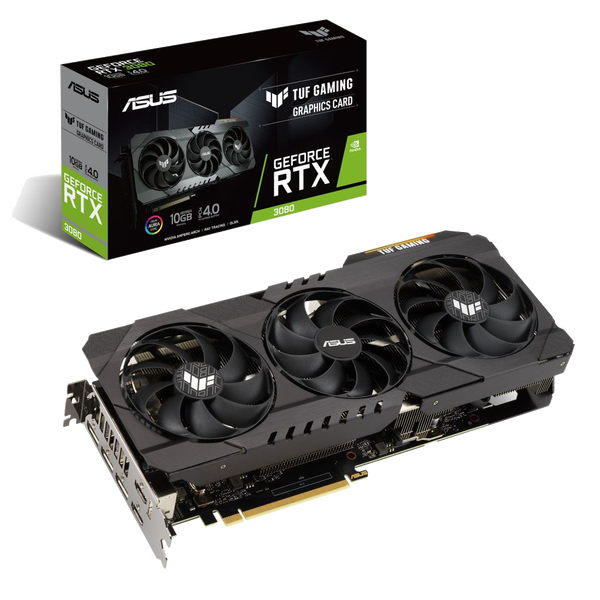ASUS GeForce RTX 3080 10GB TUF Gaming LHR videokártya (TUF-RTX3080-10G-V2-GAMING)