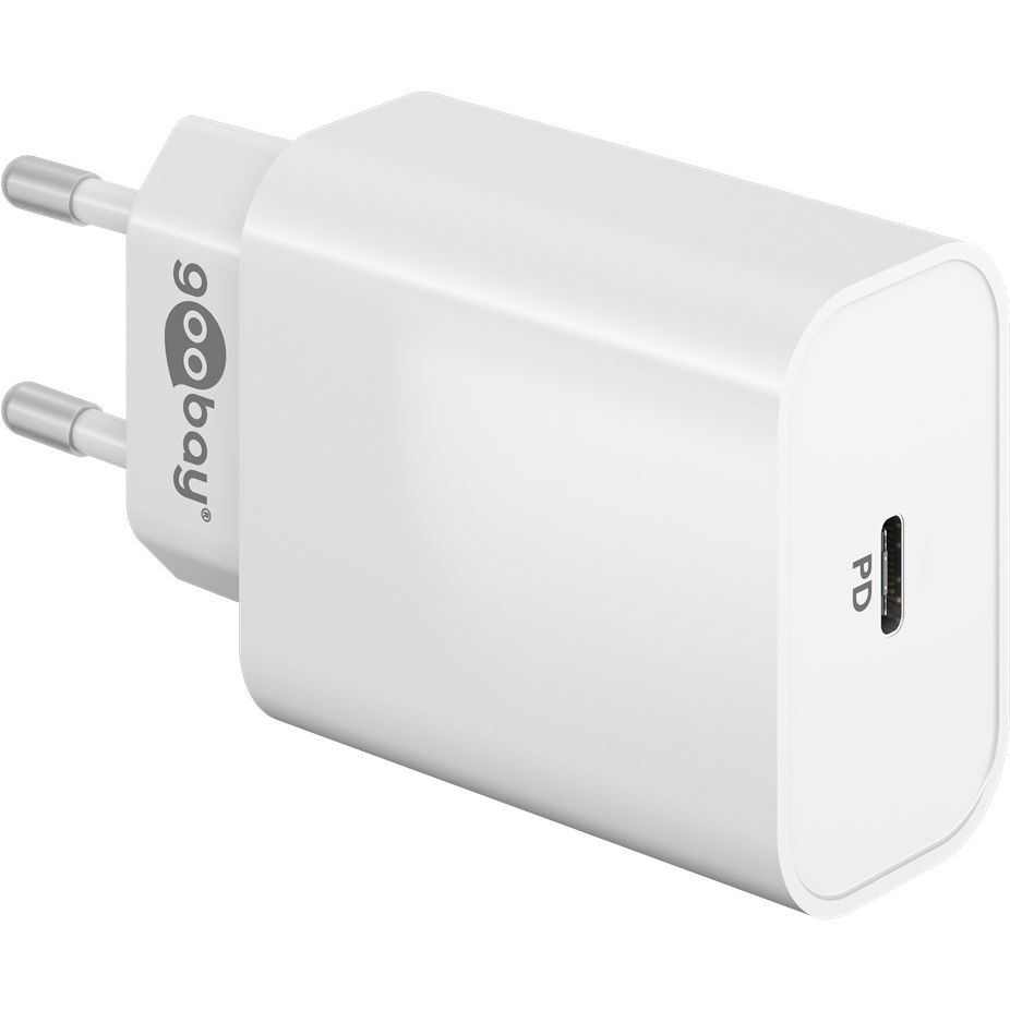 Goobay 61754 USB-C Hálózati töltő - Fehér (45W) (61754)