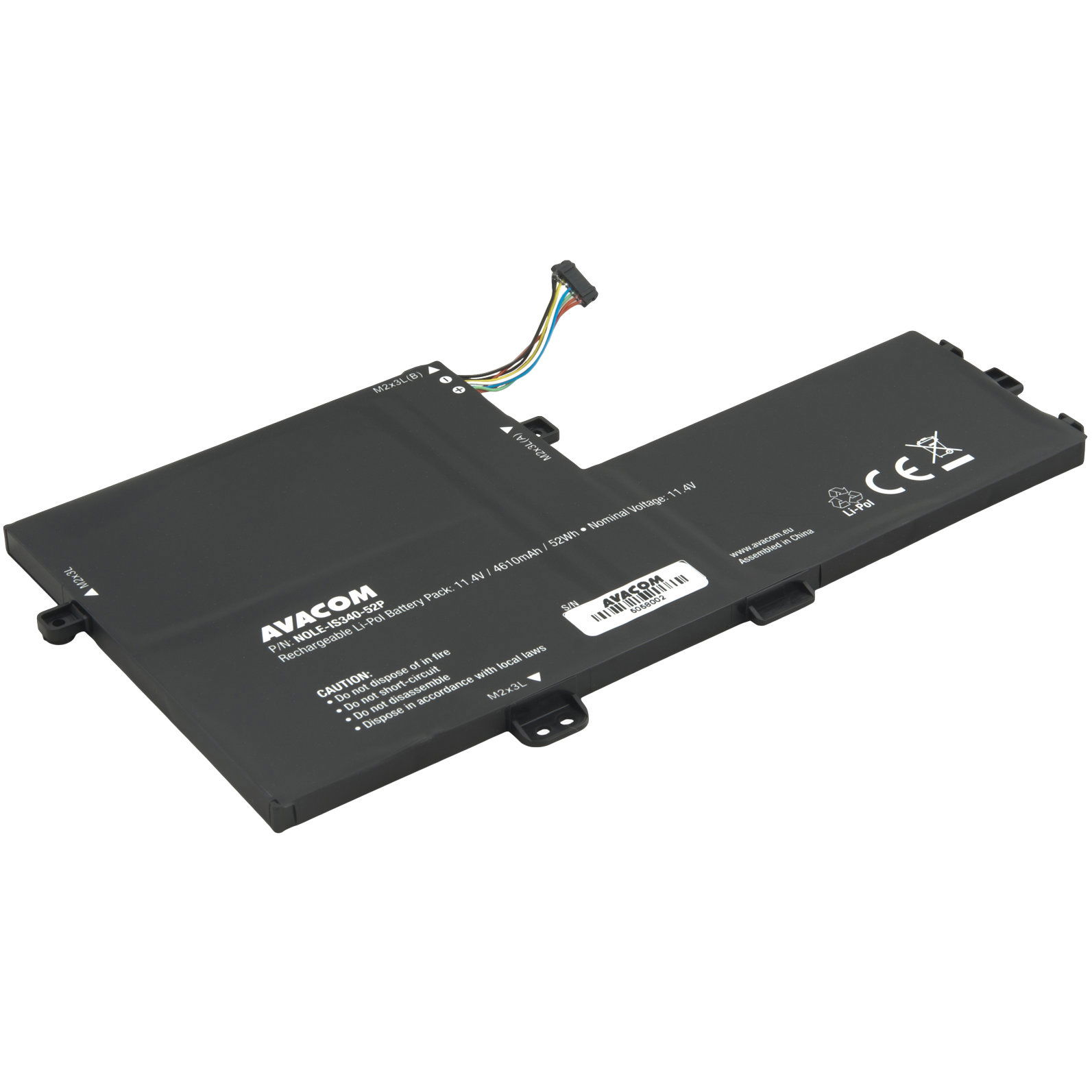 Avacom Lenovo IdeaPad C340, S340 Li-Pol 11,4V 4610mAh 52Wh (NOLE-IS340-52P)