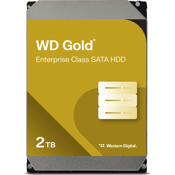 WD Gold 2TB 3.5" SATA III szerver merevlemez