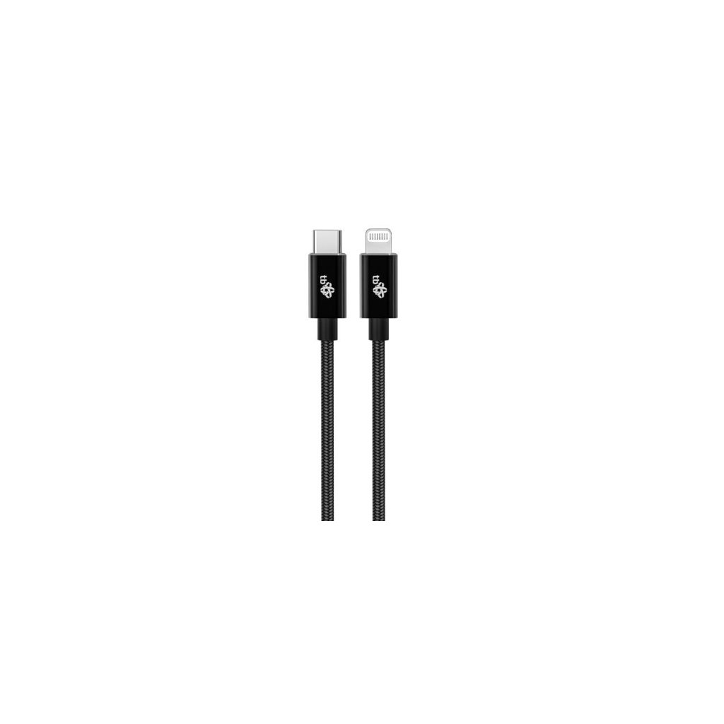 TB AKTBXKUAMFICS1B USB-C apa - Lightning apa 2.0 Adat és töltő kábel - Fekete (1m) (AKTBXKUAMFICS1B)