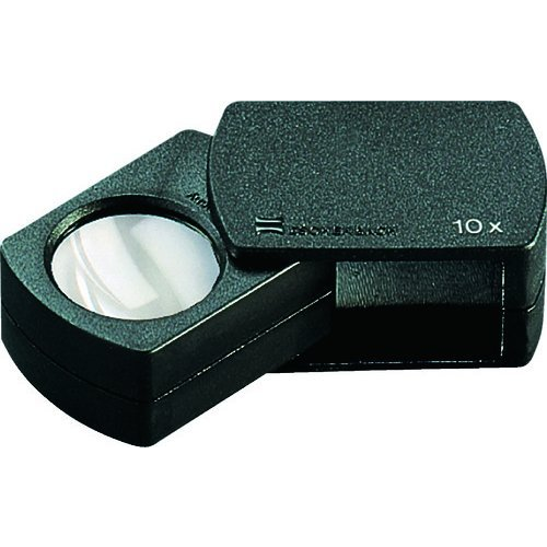 Összecsukható nagyító, zsebnagyító 10 x-es nagyítású (Ø) 23 mm fekete színű Eschenbach 110910 (4026158054180)