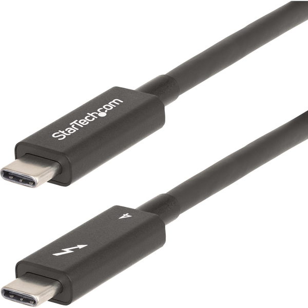 StarTech.com A40G2MB-TB4-CABLE Thunderbolt-kabel 40 Gbit/s Zwart