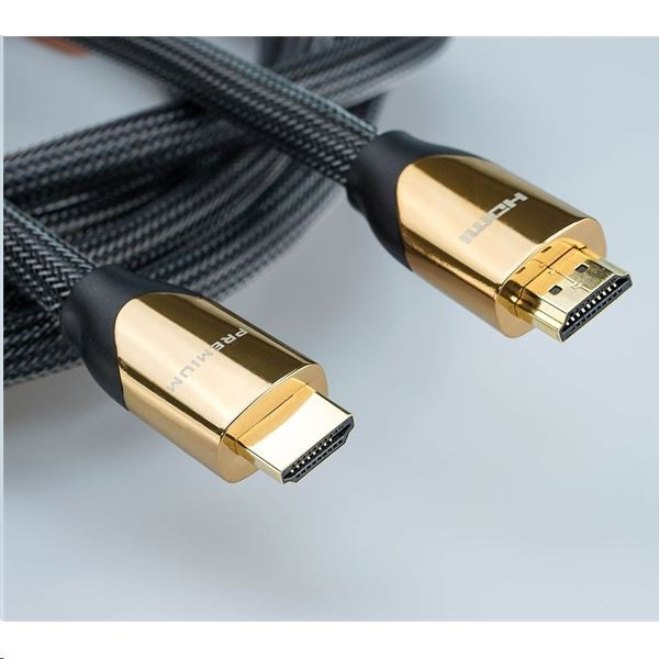 Roline HDMI Premium High Speed Ethernettel (HDMI2.0) UltraHD, M/M, 2m kábel (11.04.5802-10) (11.04.5802-10)