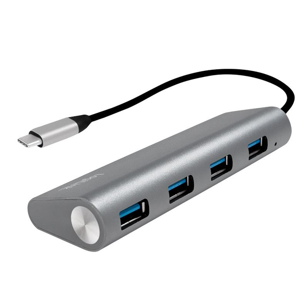 LogiLink 4 Port, USB-C --> USB-A 3.0 Passief