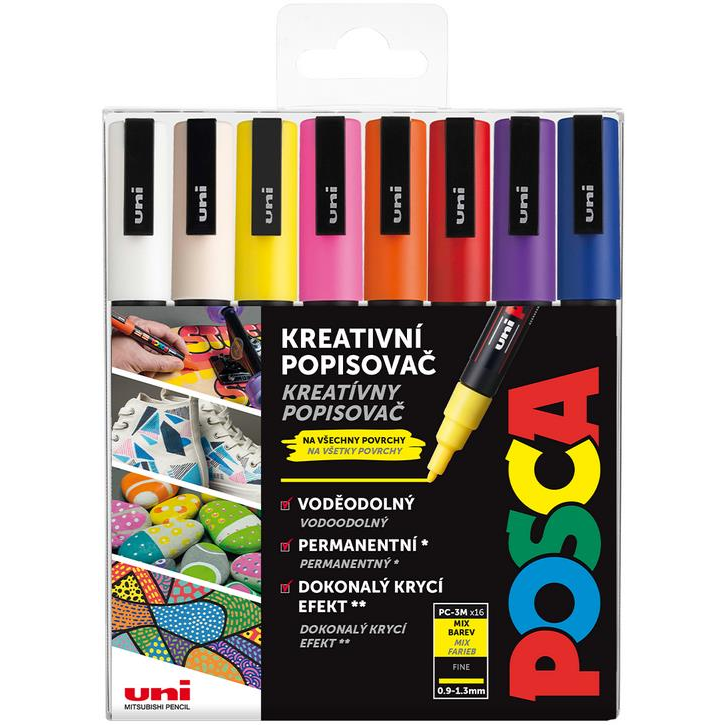 UNI Posca 3M 16 pcs (5012788003918)