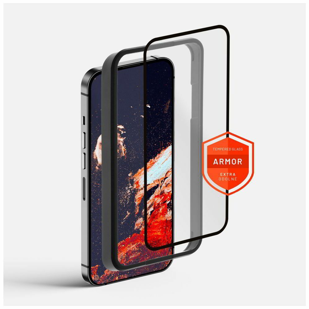 Fixed Armor Full Cover 2,5D Apple iPhone 13 Mini üveg kijelzővédő (FIXGA-724-BK)