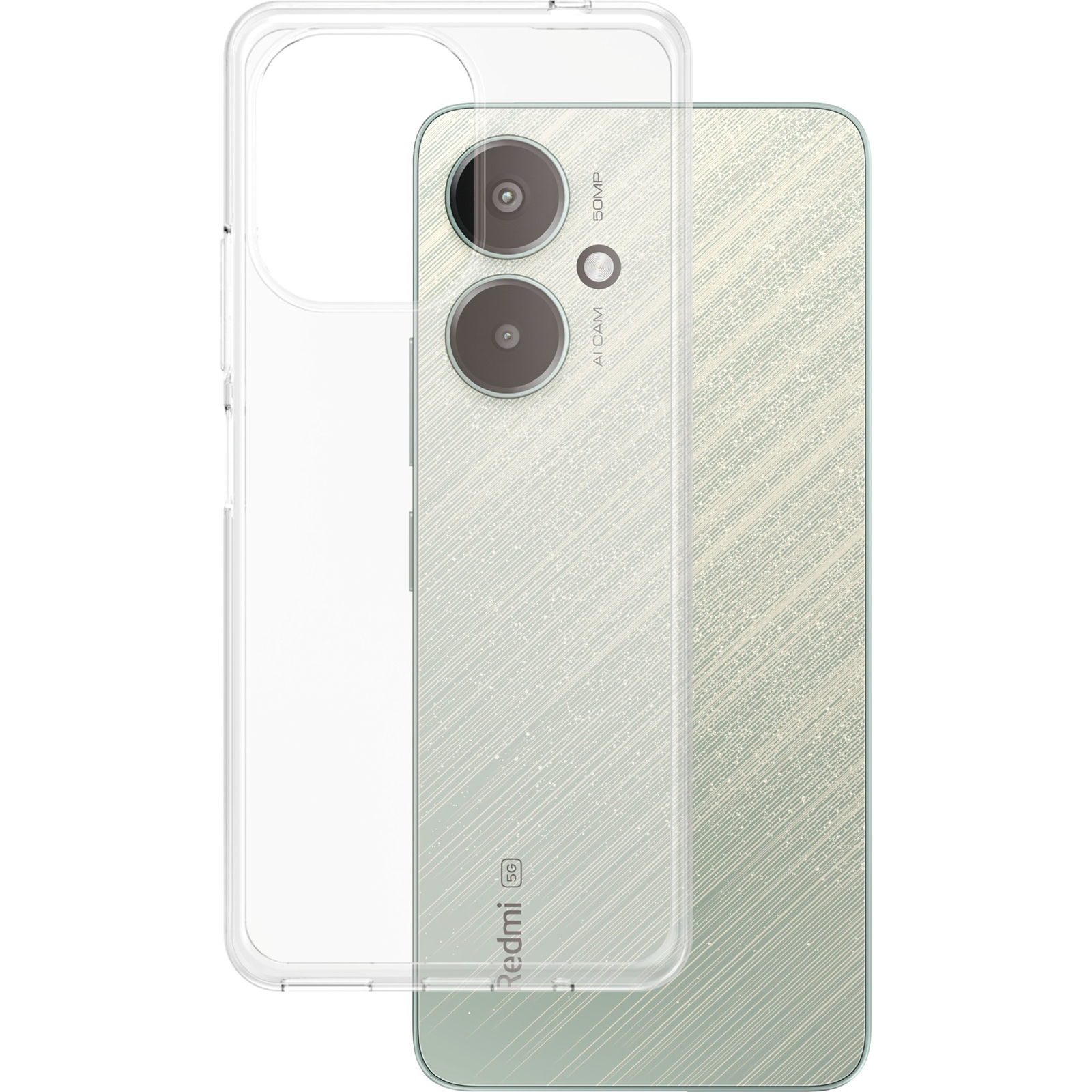 PanzerGlass SAFE. By TPU Case for Xiaomi Redmi 13C telefontok Borító Átlátszó (SAFE95719)