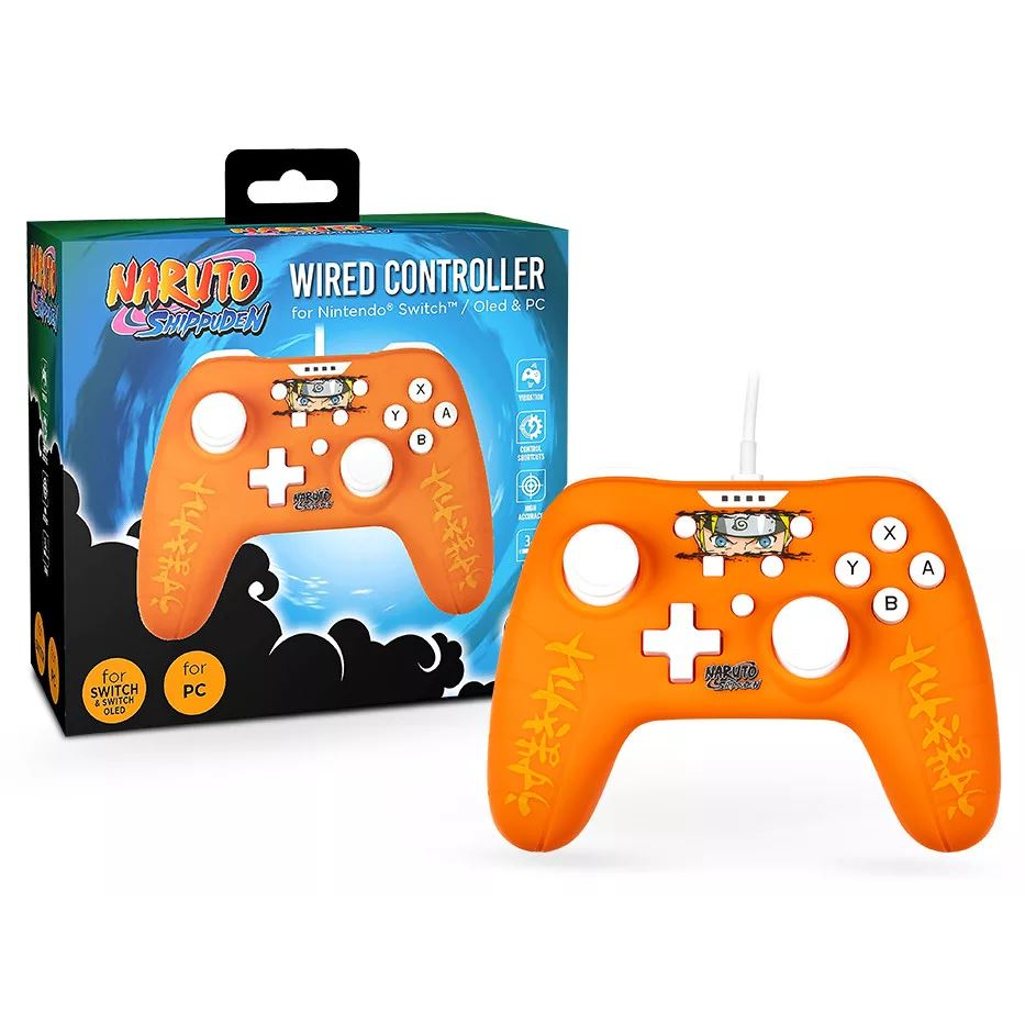 Konix Naruto Nintendo Switch/PC vezetékes kontroller narancssárga (KX-NAR-SW-PAD-O) (KX-NAR-SW-PAD-O)