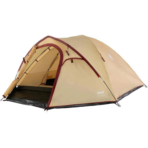 COLEMAN Darwin 4 Plus sátor bézs-sötétvörös 2227926