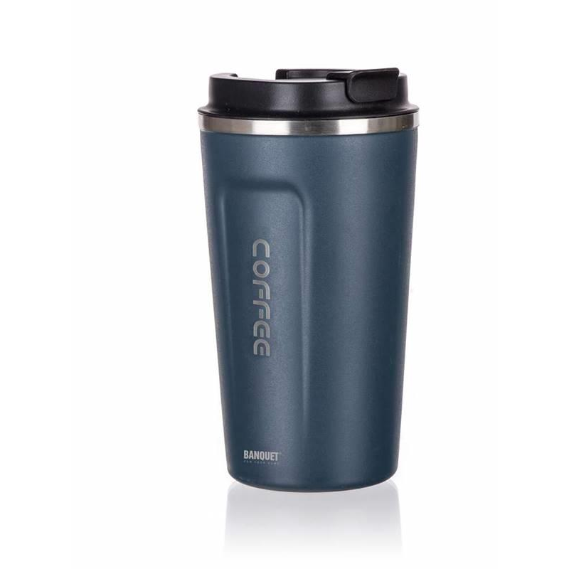 BANQUET utazó thermo bögre - ARTY, 450ml, kék (A21590)